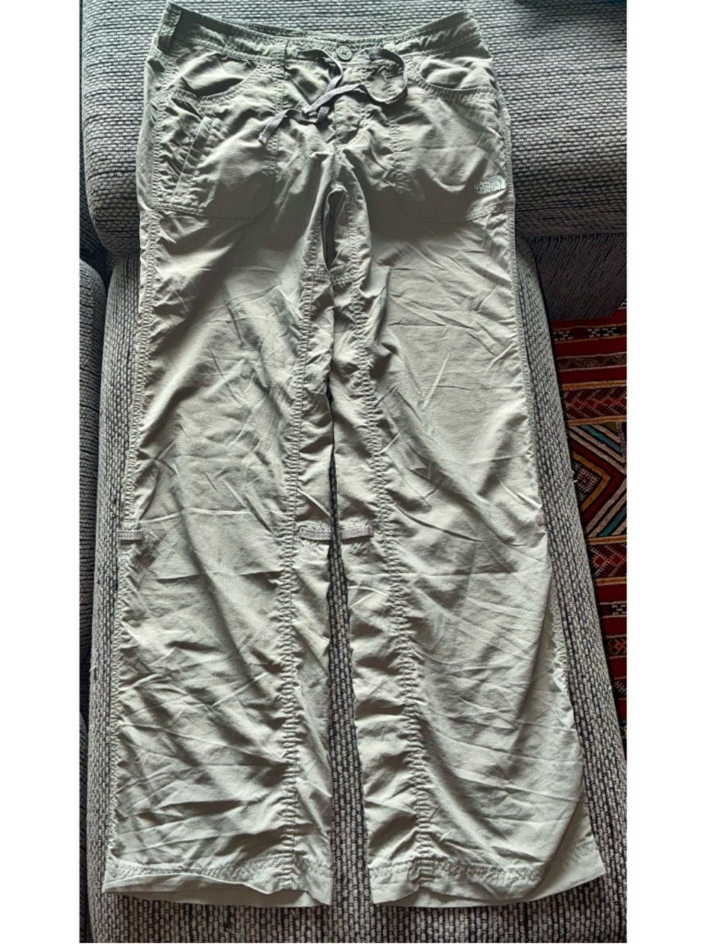The North Face Gray Cargo Pants, Sz 8